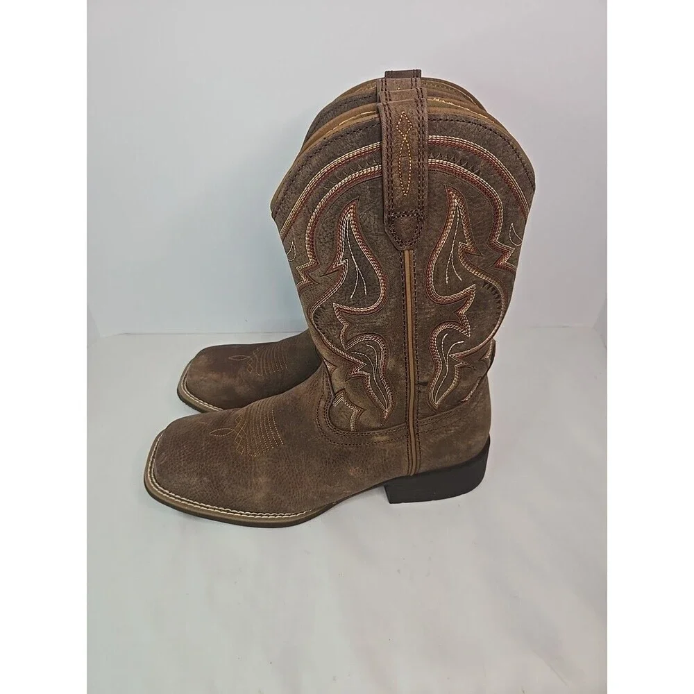CODY JAMES cush core mens performance western boots-broad square toe size 8D